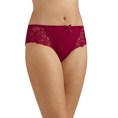 Red 'Marie' midi briefs